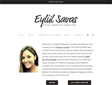 Tablet Screenshot of eylulsavas.com